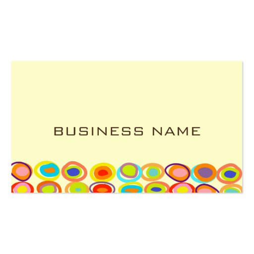 PixDezines Retro Design Business Cards (back side)