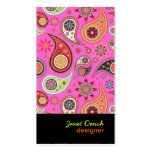 PixDezines Retro Paisley Business Card