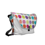 PixDezines Retro Polka Dots/DIY colors rickshaw messenger bags