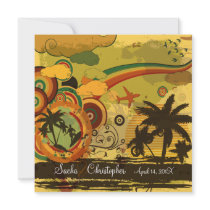 PixDezines Retro Surfers, destination events Invitations