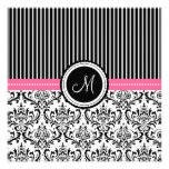PixDezines rossi damask/yellow+grey invitations