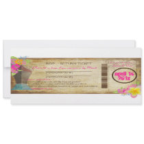 PixDezines rsvp boarding pass/love boat Personalized Invites