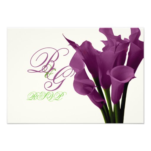 PixDezines rsvp burgundy calla lily/DIY background Custom Invites