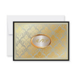 PixDezines rsvp faux gold jolie damask/diy invitations