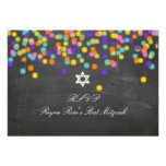 PixDezines rsvp fiesta+chalkboard/bat mitzvah invitations
