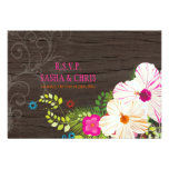 PixDezines rsvp hibiscus+fern invitations