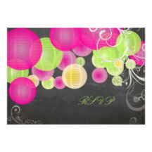 PixDezines rsvp lanterns+chalkboard Invite
