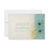 PixDezines rsvp Peacock Pzazz/DIY text Personalized Invitations