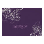 PixDezines rsvp plum+pearl swirls Invites