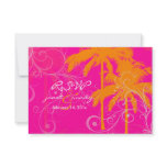 PixDezines rsvp twin palms+swilrs/DIY color invitations