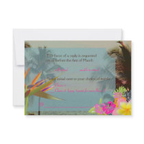 PixDezines rsvp vintage bird of paradise Announcement