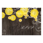 PixDezines rsvp yellow laterns+wood panels invitations