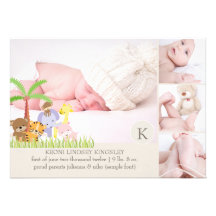 PixDezines safari jungle photo template Custom Invitation