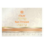 PixDezines silk talit/Stylish Bar Mitzvah/gold invitations