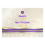 PixDezines silk talit/Stylish Bat Mitzvah/gold invitations