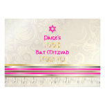 PixDezines silk talit/Stylish Bat Mitzvah/gold invitations