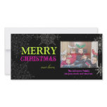 PixDezines Snowflakes, christmas, DIY colors.. Personalized Photo Card