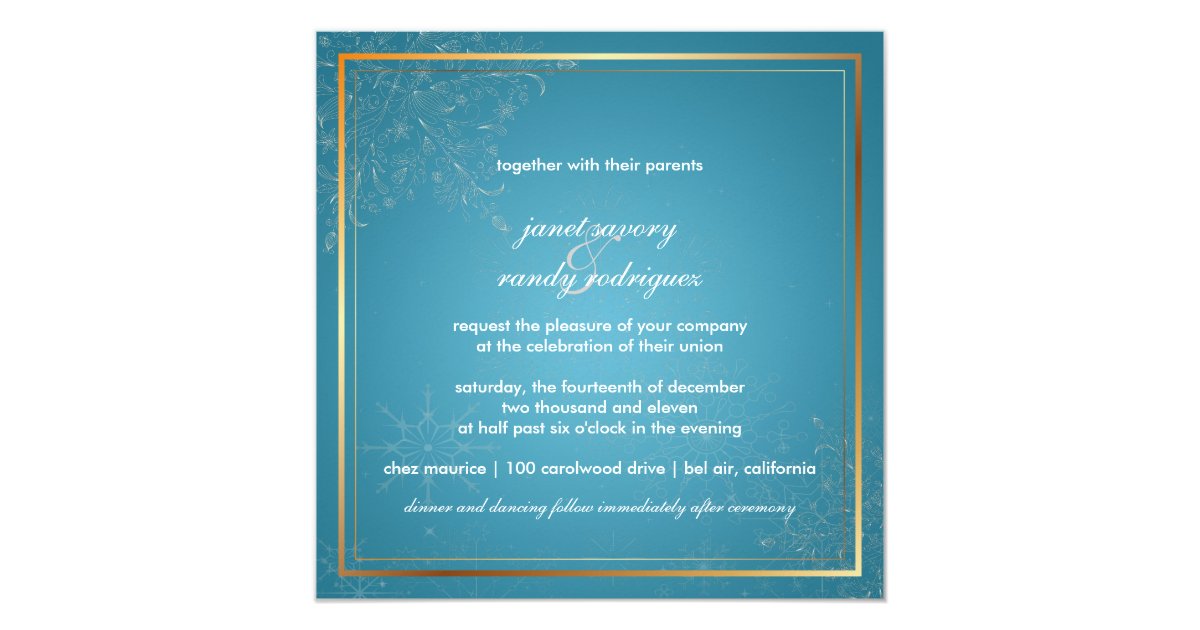 PixDezines Snowflakes, Winter Events Card Zazzle