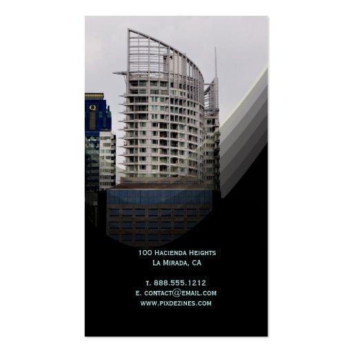 PixDezines Stylish Architects Business Cards (back side)