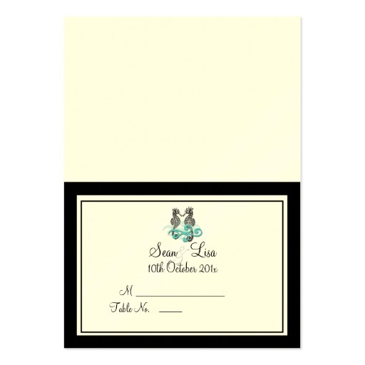 PixDezines Tent Place Card (Chubby Business Cards) (front side)