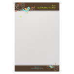 PixDezines Tweet, tweet, SEO marketing/DIY color Customized Stationery