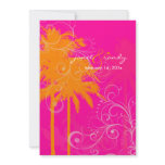 PixDezines twin palms+swilrs/DIY background color invitations