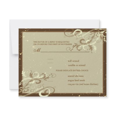 PixDezines Vanilla Swirls require 5x7 Invitations invitation