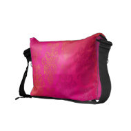 PixDezines Victoria Damask/DIY sherbert background rickshawmessengerbag