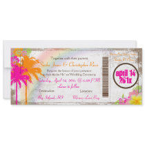 PixDezines vintage boarding pass/twin palms Announcement