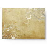 PixDezines Vintage cream swirls envelopes