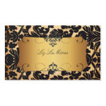 PixDezines Vintage Flora damask/faux parchment Business Card Template