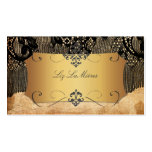 PixDezines Vintage Lace-Up/black Business Card