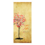 PixDezines vintage maple tree/pink+orange Custom Announcement