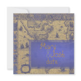 PixDezines Vintage Nautical World Map invitation