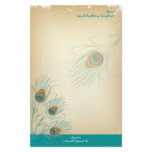 PixDezines vintage peacock, SEO/DIY color Stationery Paper