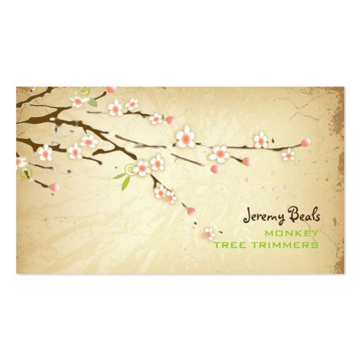 PixDezines vintage/pink cherry tree trimmers â™¥â™¥â™¥ Business Cards