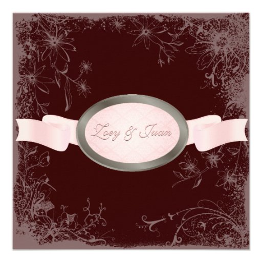 PixDezines Vintage Secret Garden Personalized Announcement