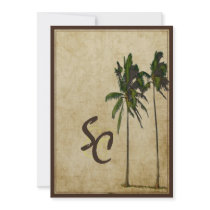 PixDezines vintage twin palms