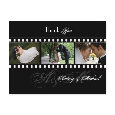 PixDezines Wedding+Photos+Thank you Postcard