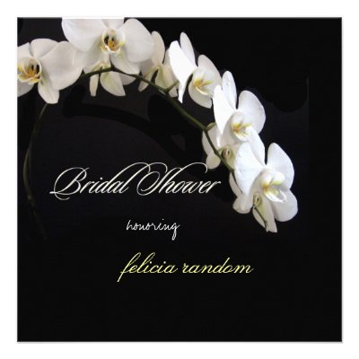 PixDezines White Orchid / Bridal/Wedding Personalized Invite