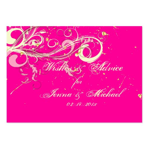 PixDezines wishes/vanilla swirls/diy background Business Card