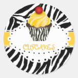 PixDezines zebra+cupcake/DIY color stickers