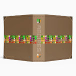 Pixel Art Fruit & Vegetables 2" Recipe Binder
