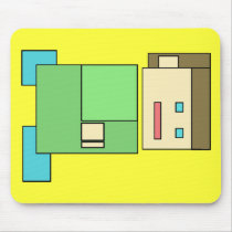 PIXEL  ART GAME BOY KID mousepads