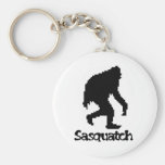 Pixel Art Sasquatch Keychain