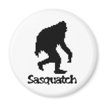 Pixel Art Sasquatch Magnets