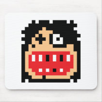 Pixel Beat Up Hockey Player mousepads