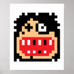 Pixel Beat Up Hockey Player posters