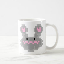 Pixel Bunny Rabbit Coffee Mug