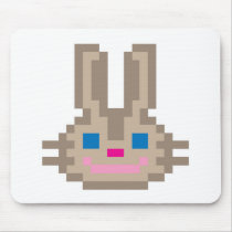 Pixel Bunny Rabbit II mousepads
